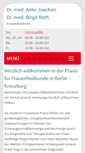 Mobile Screenshot of frauenaerztin-kreuzberg.de